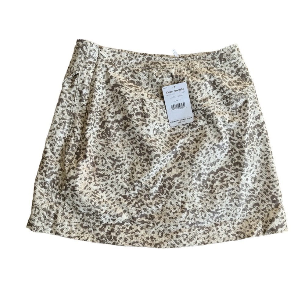 Free People Cheetah Print Skirt
